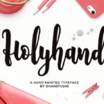 Holyhand Font Poster 1