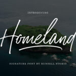 Homeland Font Poster 1