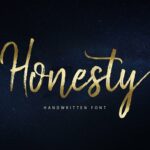 Honesty Font Poster 1
