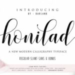 Honilad Font Poster 1