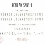 Honilad Font Poster 13