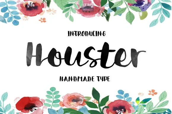 Houster Font Houster Font Poster 1
