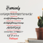 Humienly Font Poster 10