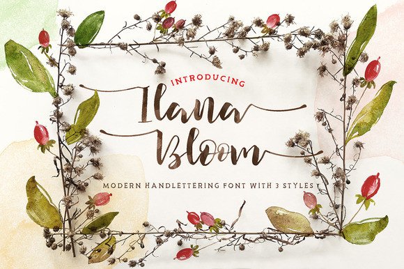 Ilana Bloom Font Poster 1