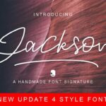 Jackson Font Poster 1