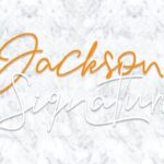 Jackson Font Poster 17