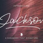 Jackson Font Poster 18