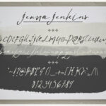Jenna Jenkins Font Poster 8