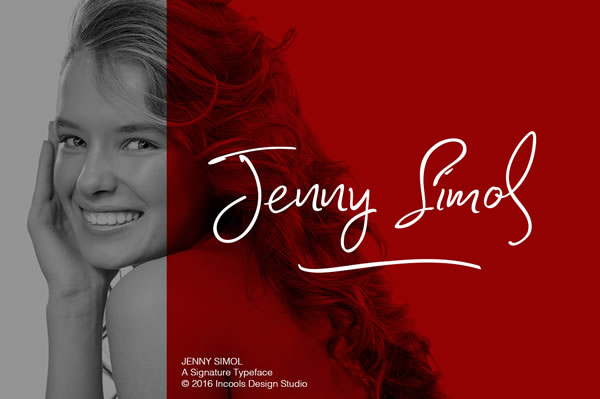 Jenny Simol Font Poster 1