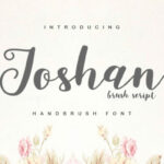 Joshan Brush Font Poster 1