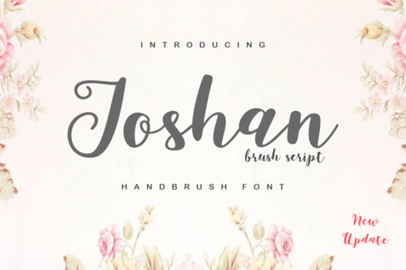 Joshan Brush Font Poster 1