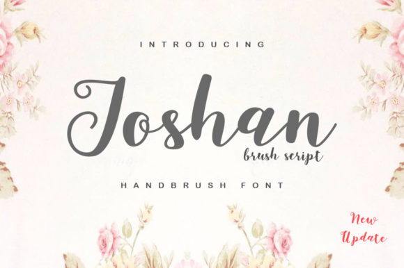 Joshan Brush Font Poster 1
