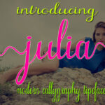 Julia Font Poster 1