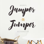 Jumper Font Poster 9