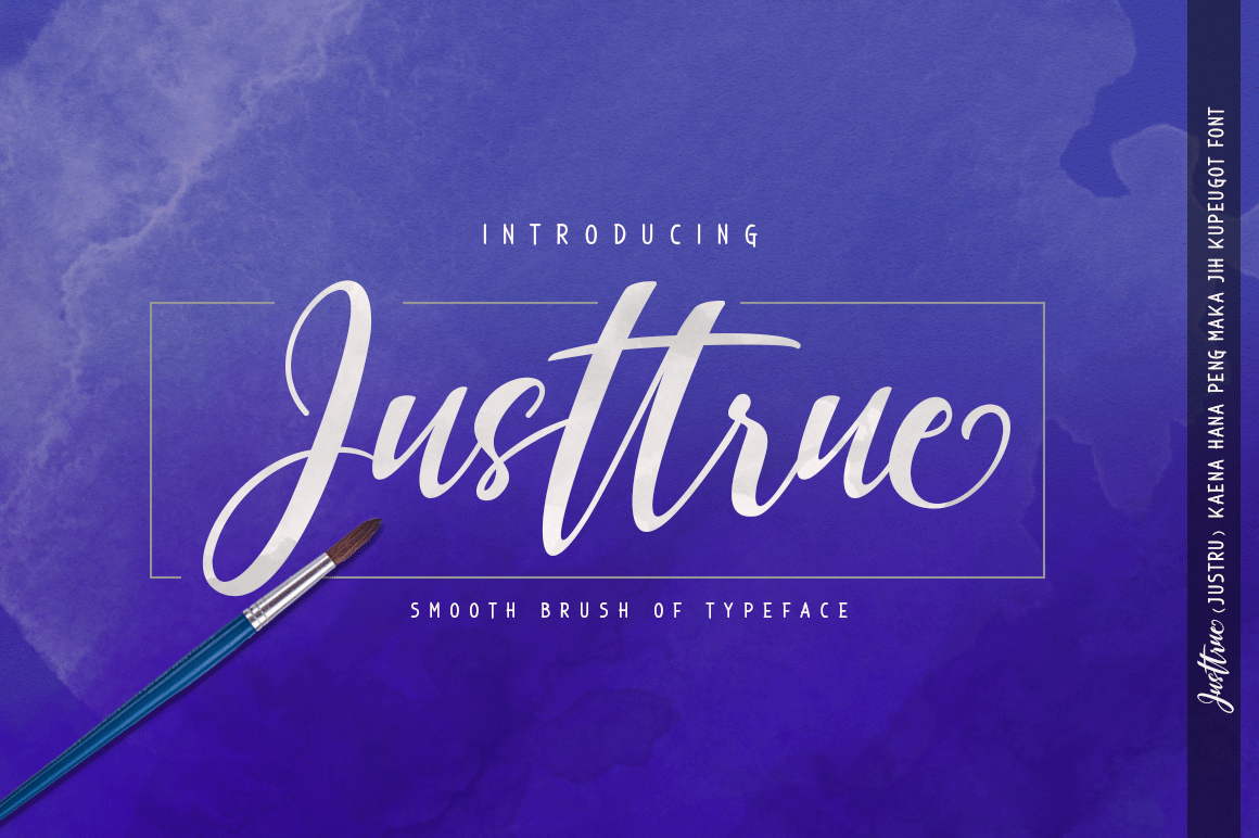 Justtrue Font