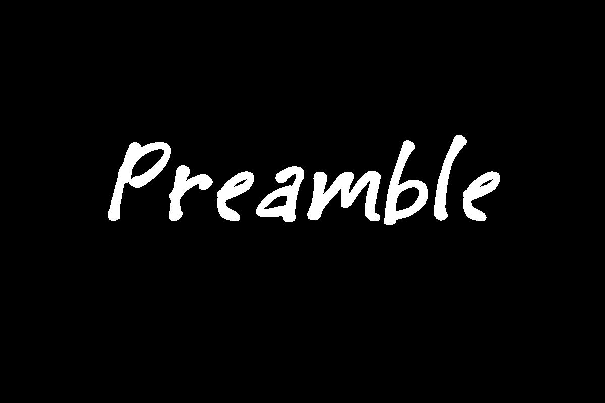 K26 Preamble Font Poster 1