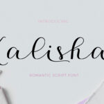 Kalisha Font Poster 1