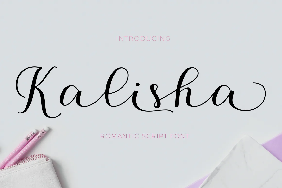 Kalisha Font Kalisha Font Poster 1