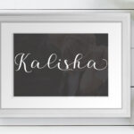 Kalisha Font Poster 9