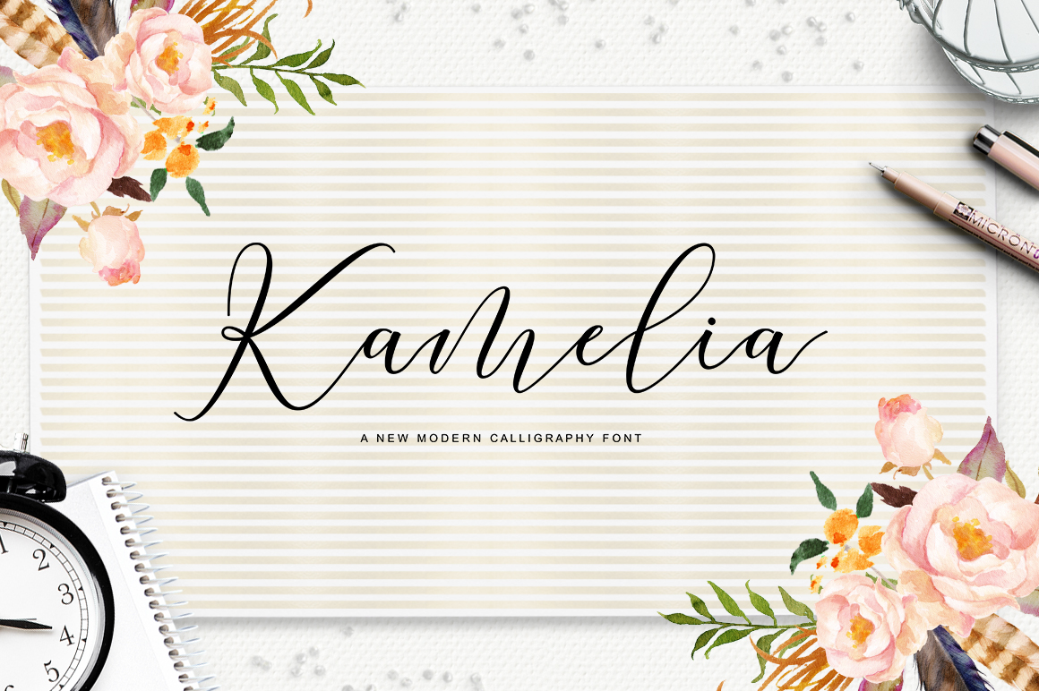 Kamelia Font Poster 1