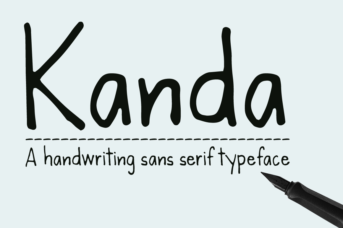 Kanda Font Poster 1