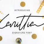 Kanittia Font Poster 1
