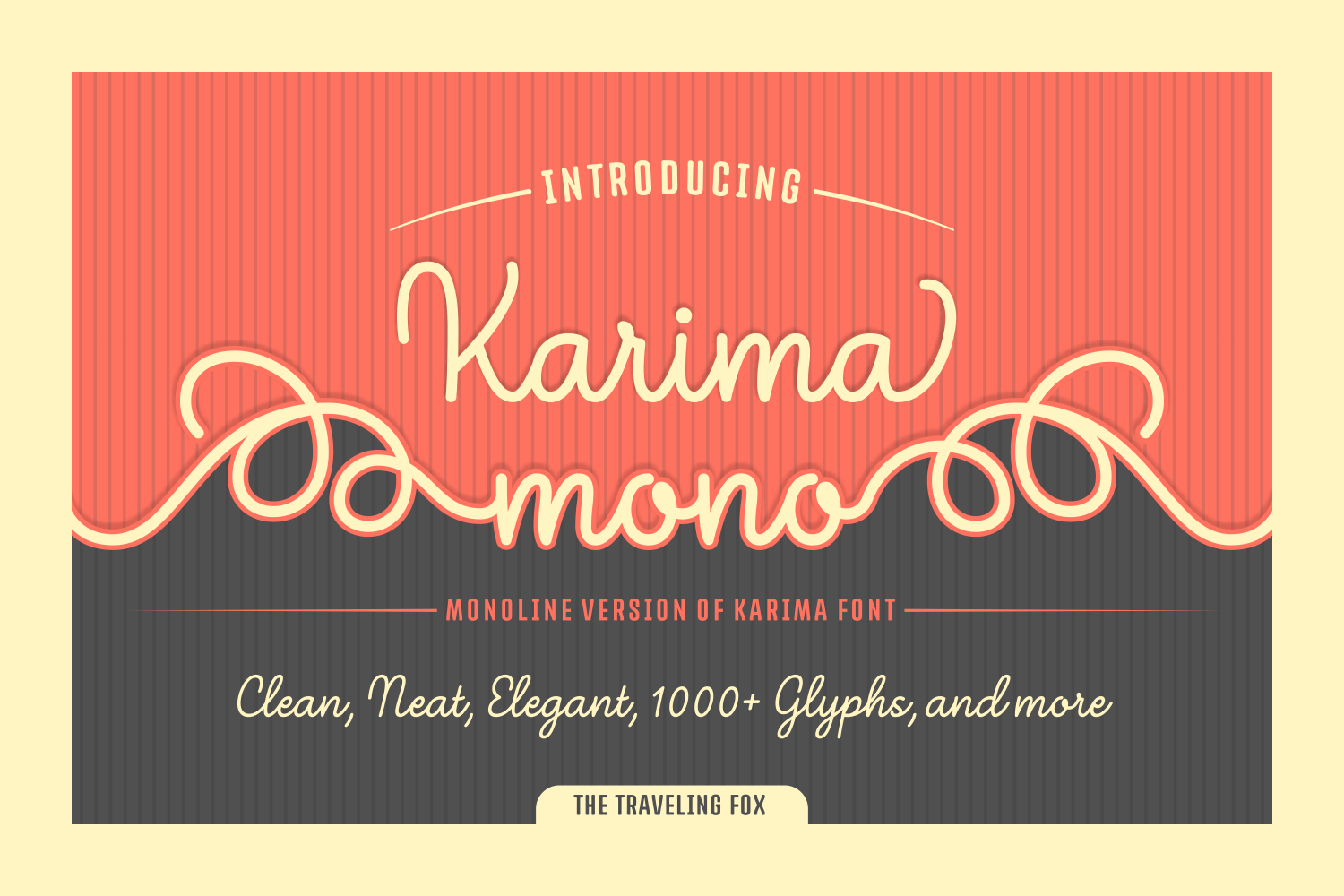 Karima Mono Font Poster 1