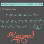 Karima Mono Font Poster 4