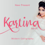 Kartina Script Font Poster 1