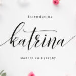 Katrina Font Poster 1