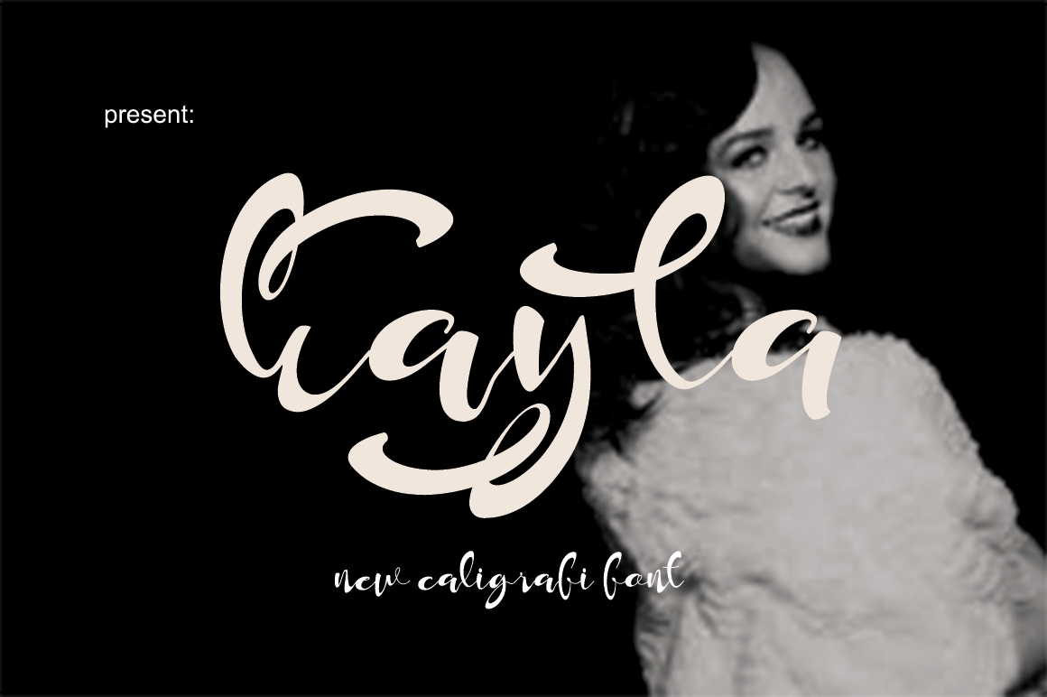 Kayla Font Poster 1