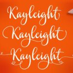 Kayleight Font Poster 2