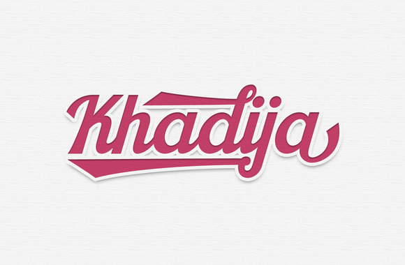 Khadija Script Font Poster 1