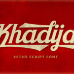 Khadija Spurs Font Poster 1