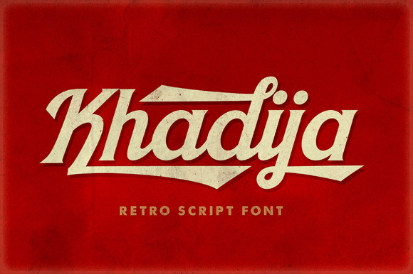 Khadija Spurs Font Poster 1