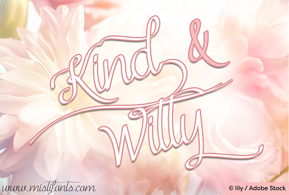 Kind and Witty Font Poster 1