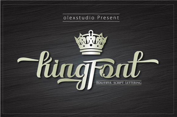 King Font Poster 1