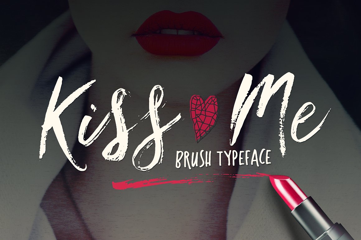 Kiss Me Font Poster 1