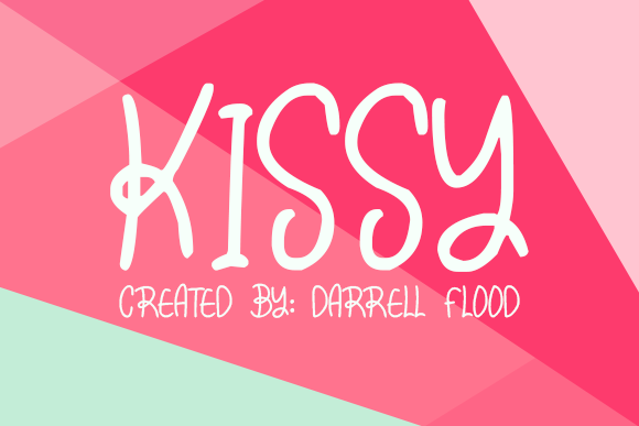 Kissy Font Kissy Font Poster 1