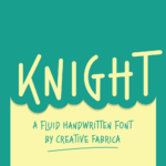 Knight Font Poster 1