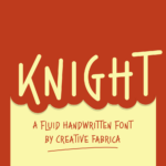 Knight Font Poster 2