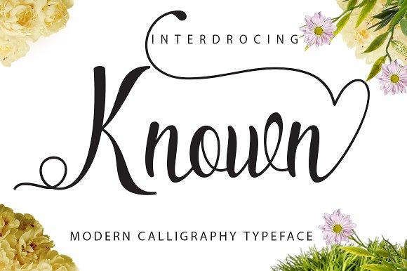 Known Font Poster 1