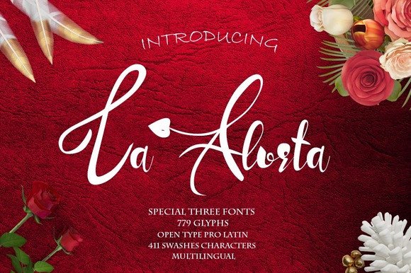 La Alorta Font Poster 1