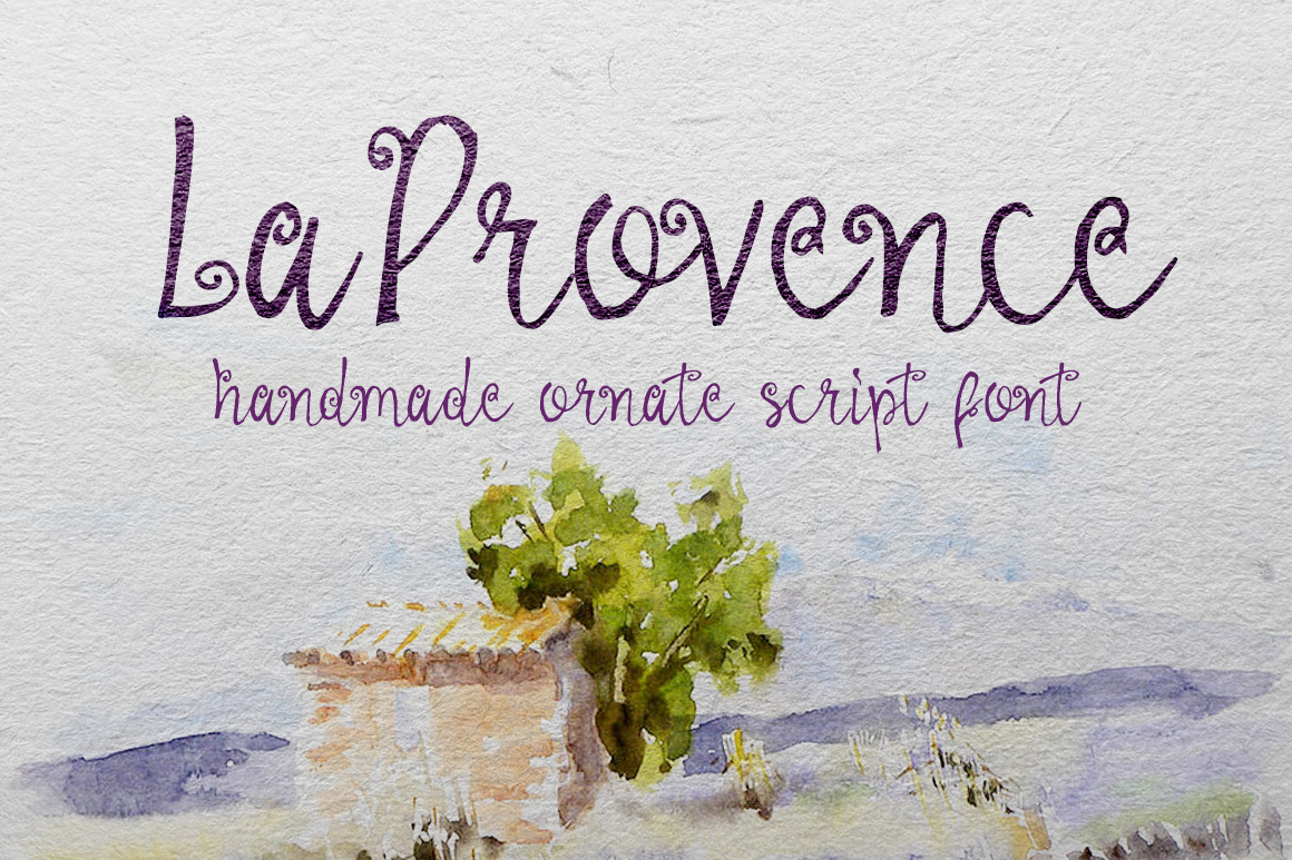 La Provence Font Poster 1