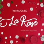 La Rose Font Poster 1