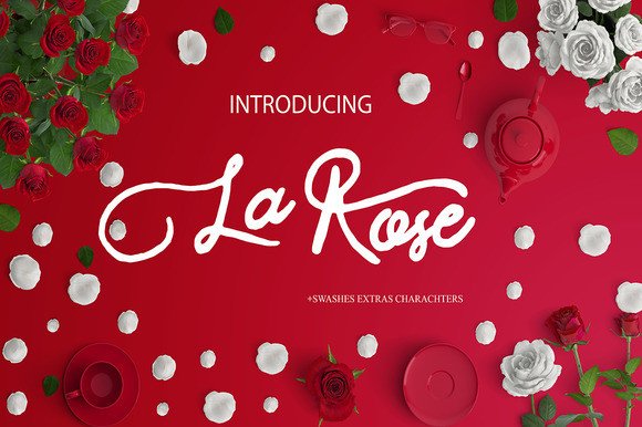 La Rose Font Poster 1