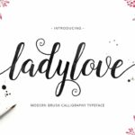 Lady Love Font Poster 1