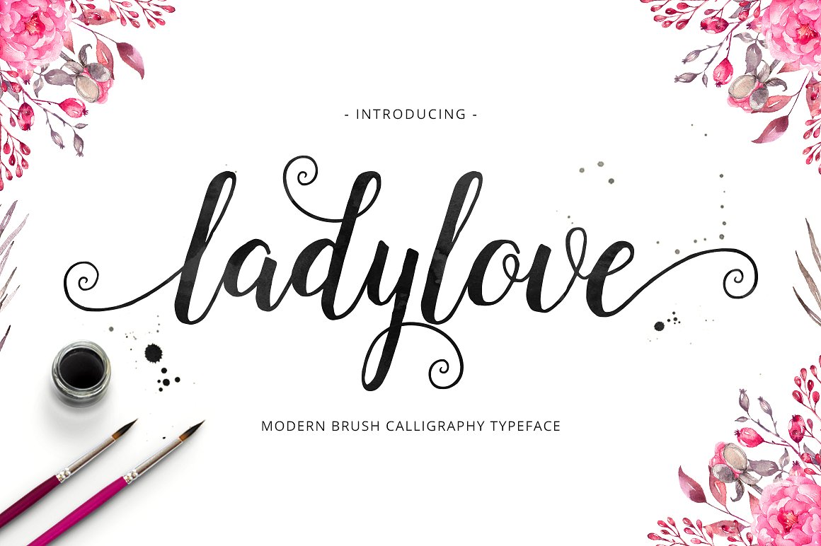 Lady Love Font Poster 1