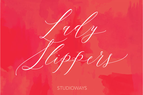 Lady Slippers Font