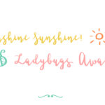 Ladybugs Font Poster 2